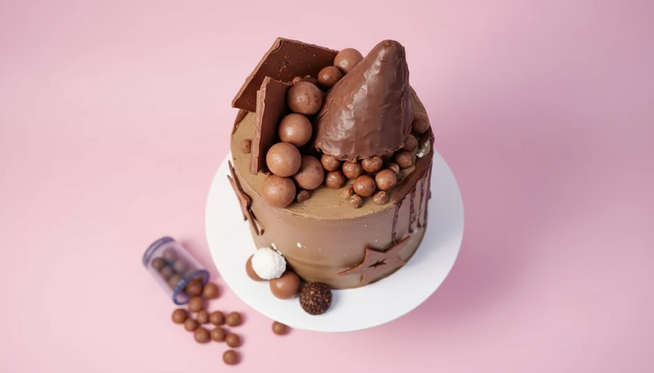 Organic Gourmet Chocolate & Amaretto Cake